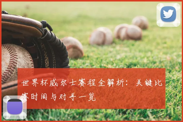 世界杯威尔士赛程全解析:关键比赛时间与对手一览