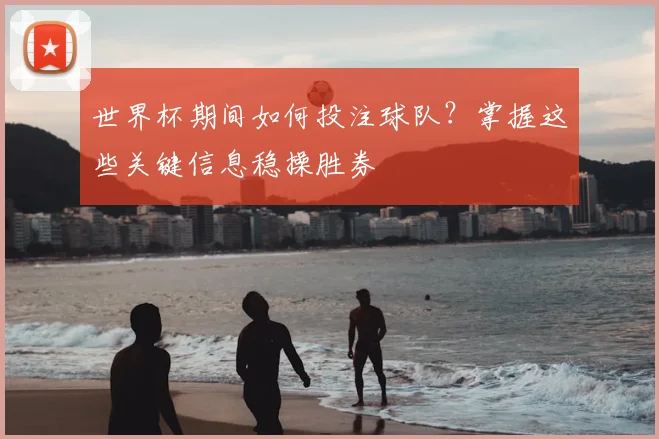 世界杯期间如何投注球队?掌握这些关键信息稳操胜券